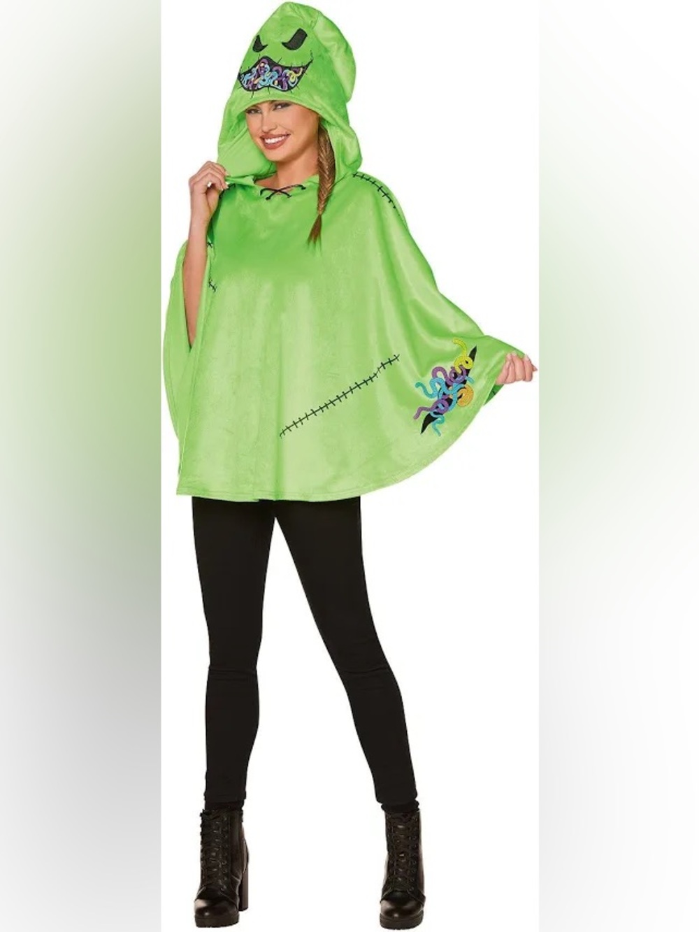 Disney Bright Green Oogie Boogie Poncho